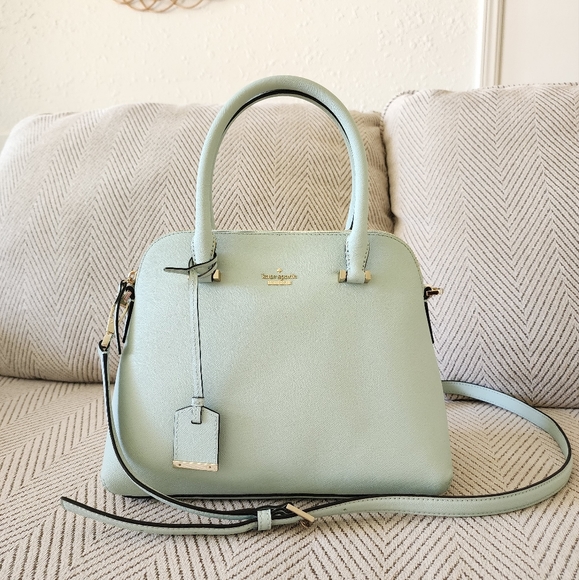 LIKE NEW Kate Spade Cameron Street Maise Satchel in Misty Mint - Picture 1 of 7